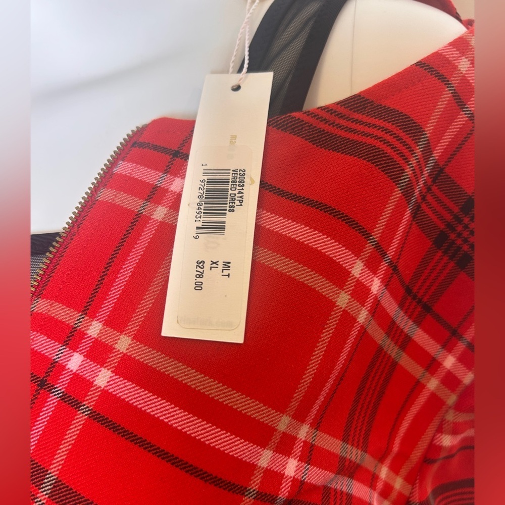 Trina Turk Plaid Versed Shift Dress , Sz. XL - Picture 14 of 15